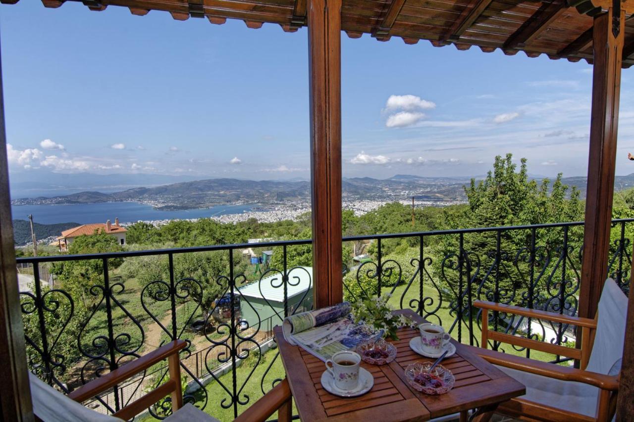 Iatrou House- Villa With Incredible View Портарія Екстер'єр фото